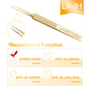 Lashtalk Stainless Steel Eyelash Extension Tweezers