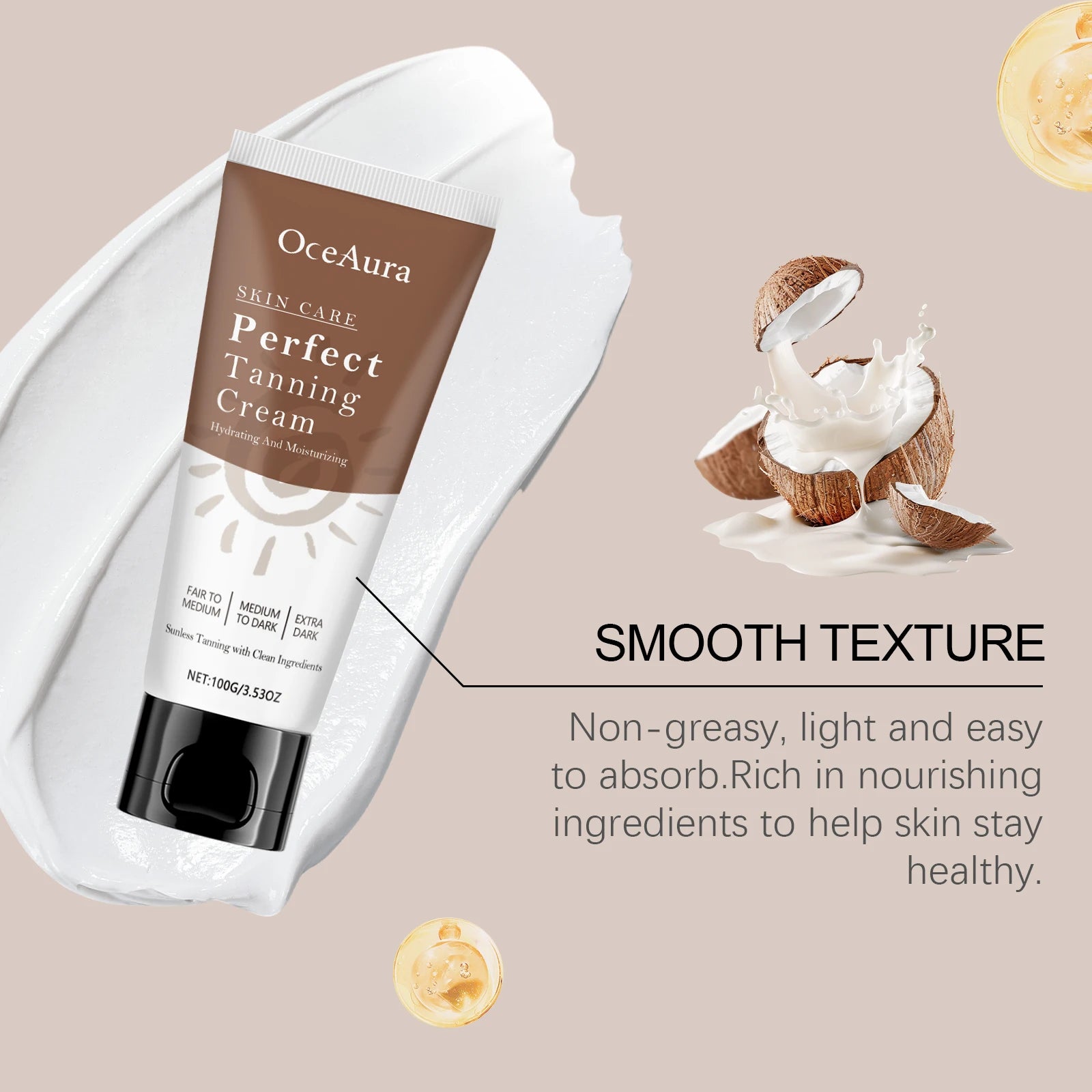 Oceaura 100g Tanning Accelerator Cream