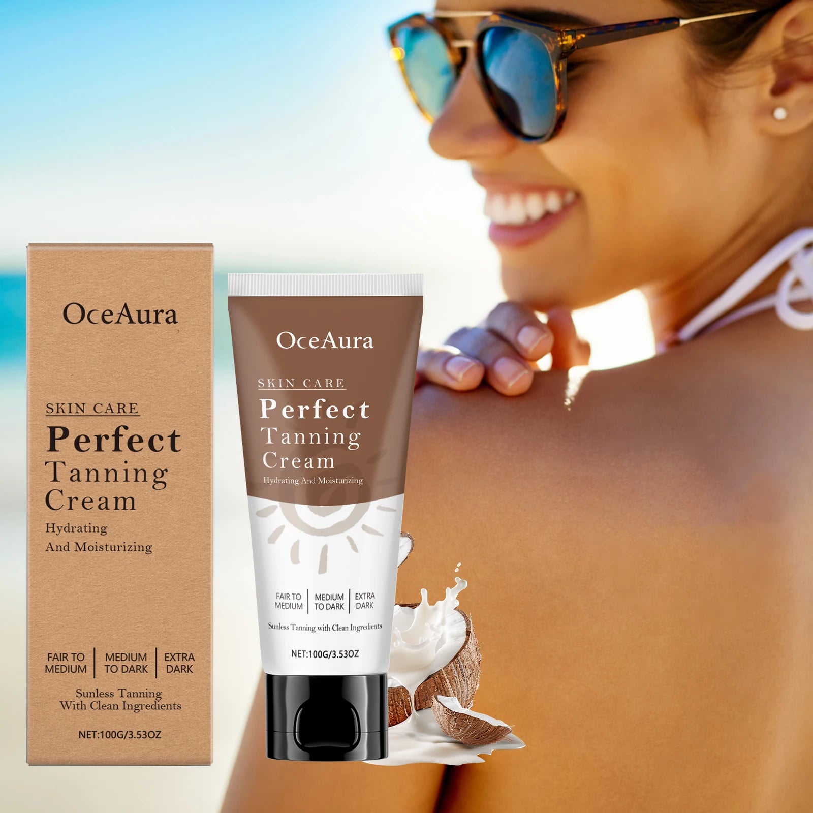 Oceaura 100g Tanning Accelerator Cream