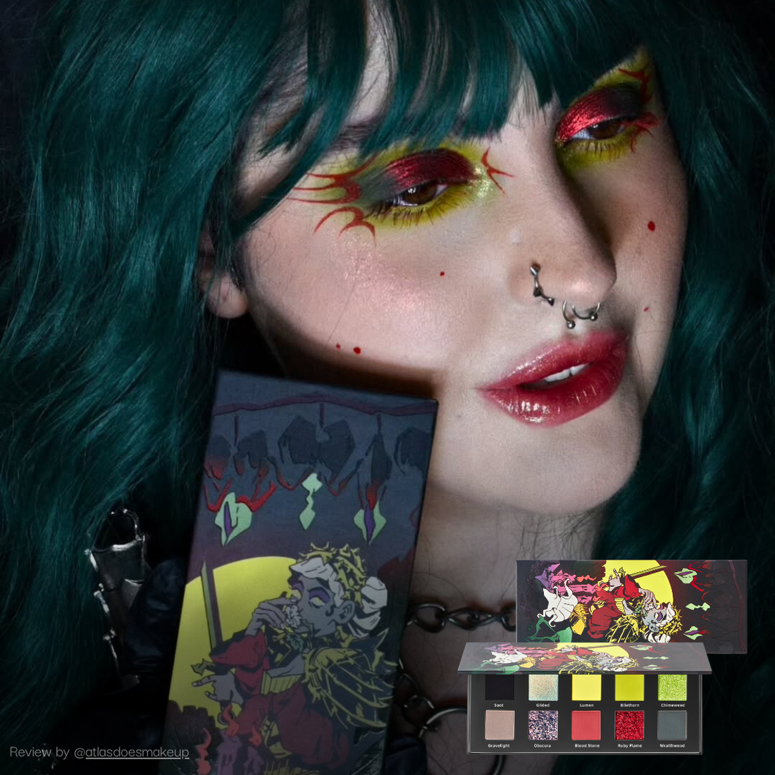 NOIRICORN × @ghoul.in.japan BLIGHTMOON Eyeshadow Palette