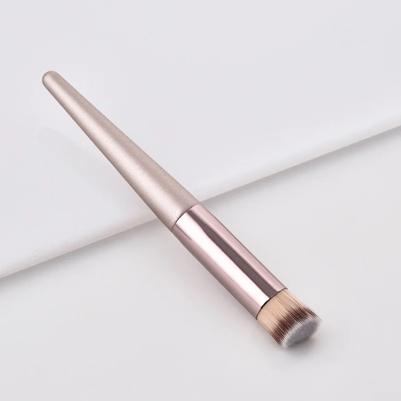 Hot Champagne Makeup Brush Set – 10pcs Beauty Tools
