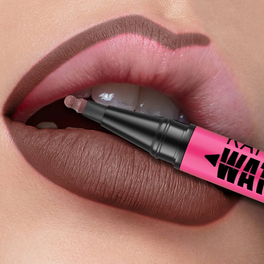 1PC 12-Color Waterproof Matte Lip Liner Pencil