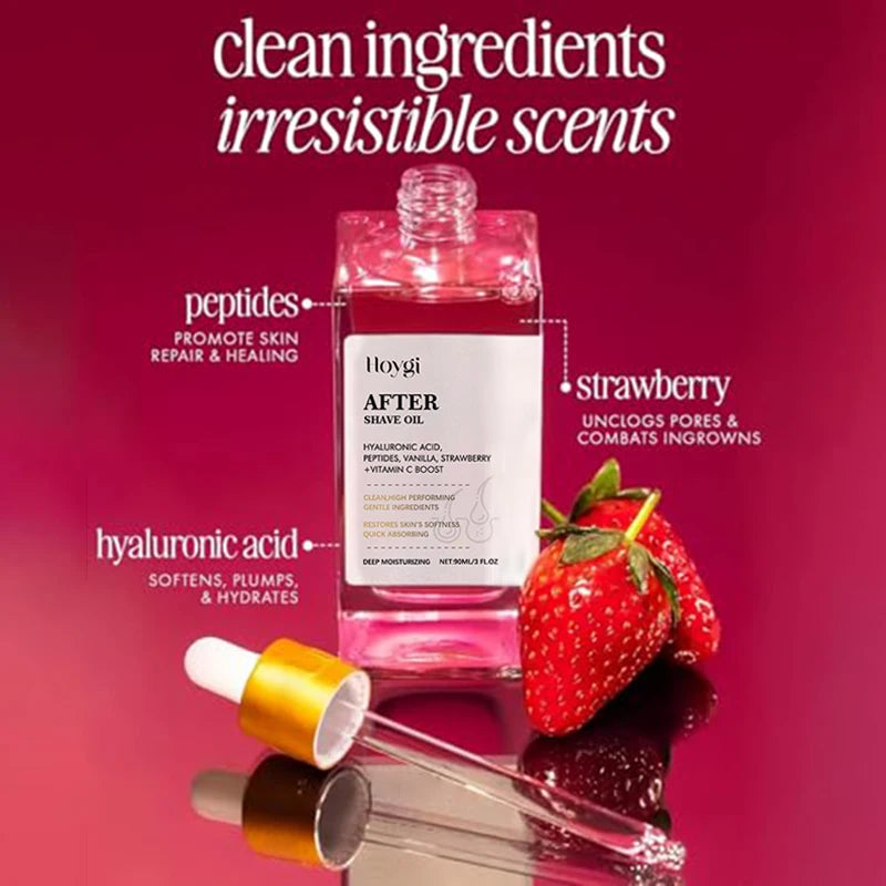 Strawberry Vanilla After Shave Oil for Women