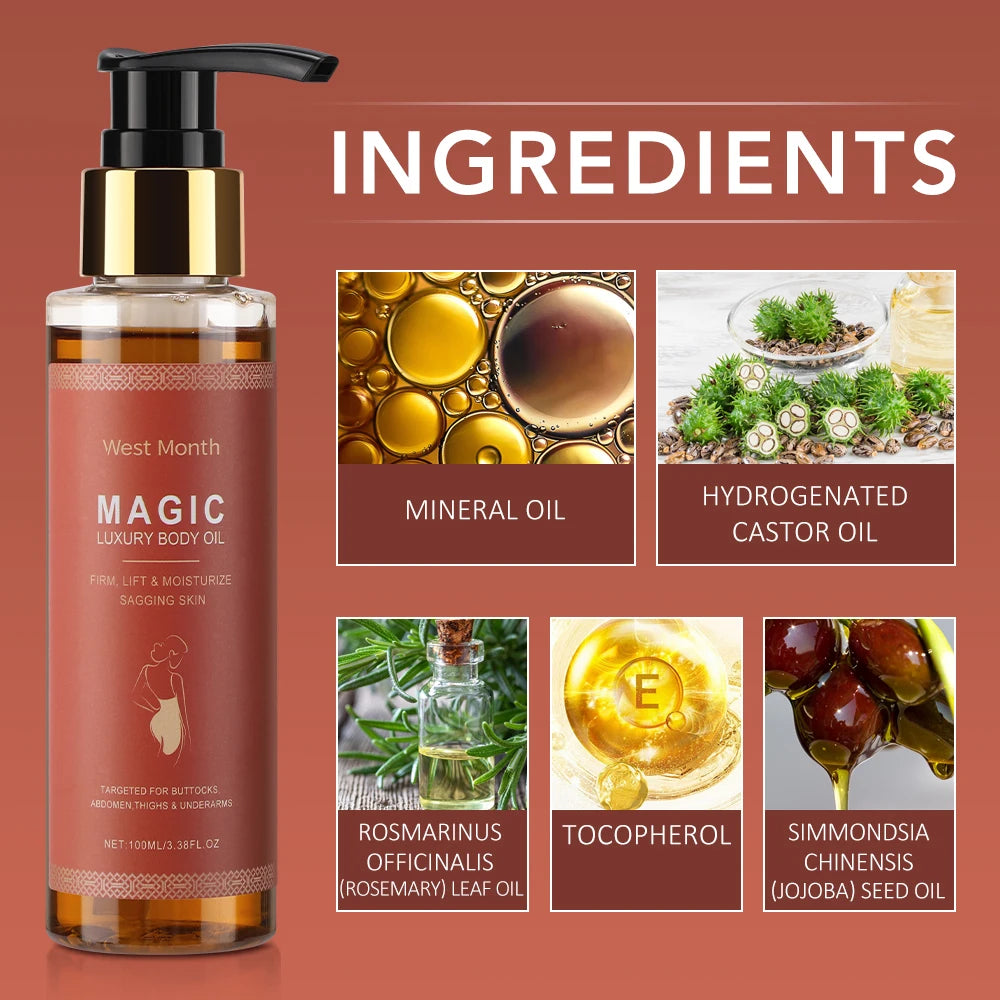 Women's Firming Body Oil – Abdomen & Thighs