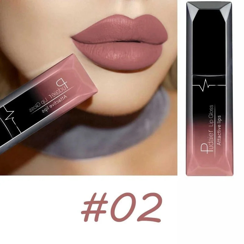 18-Color Matte Velvet Lipstick Set