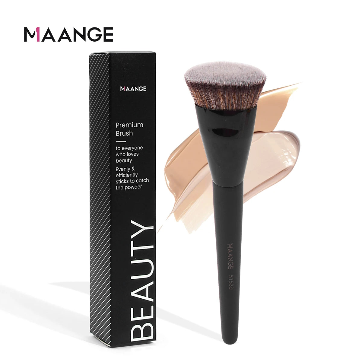 Flat Head Foundation Brush with Case