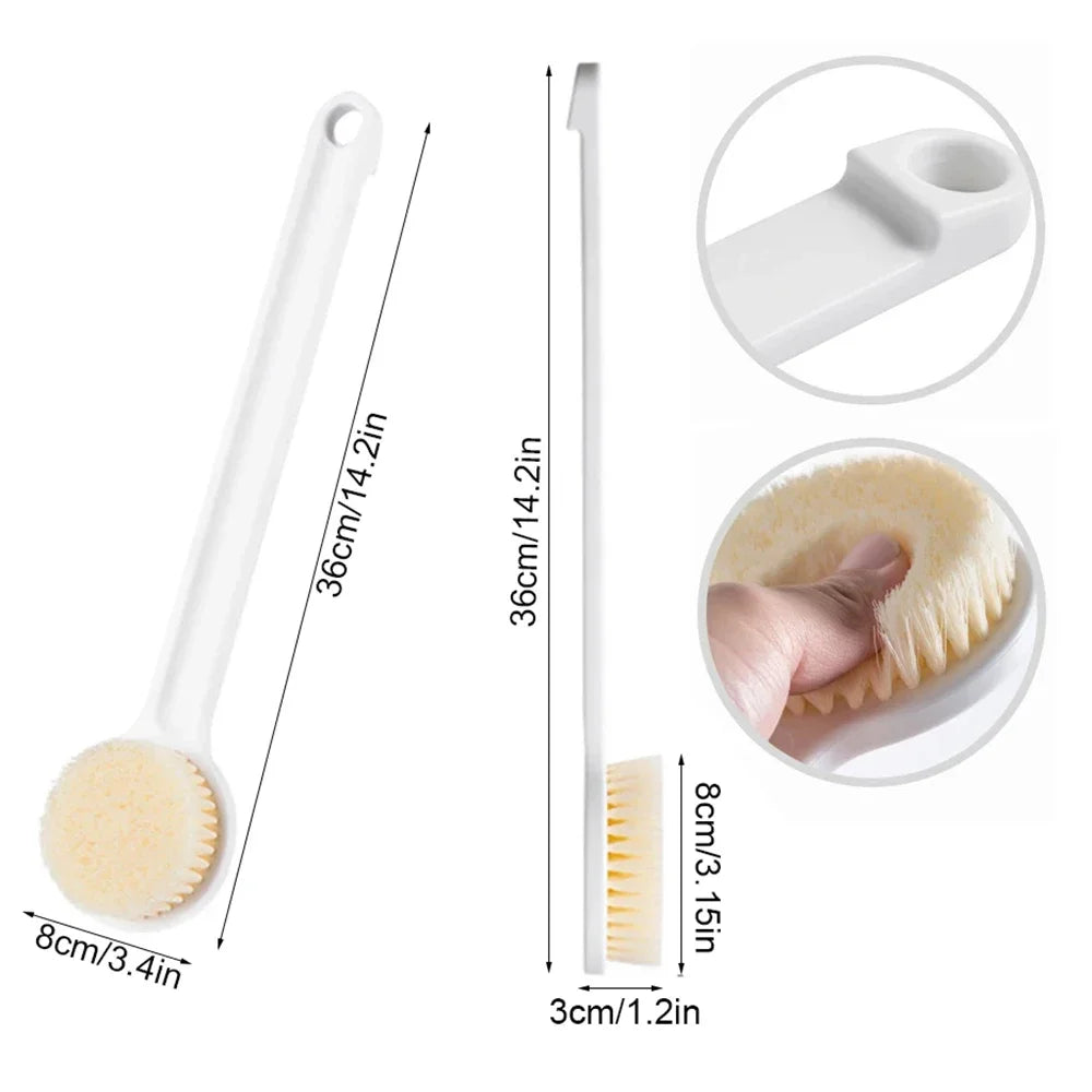 1pc Long Handle Shower Back Brush
