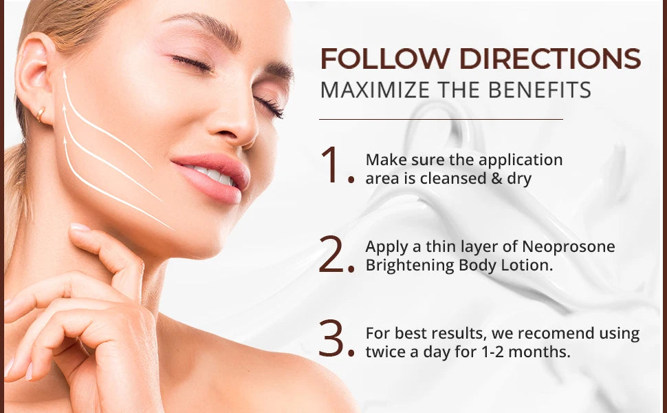 500ml Whitening Body Lotion with AHA + Vitamin C&E