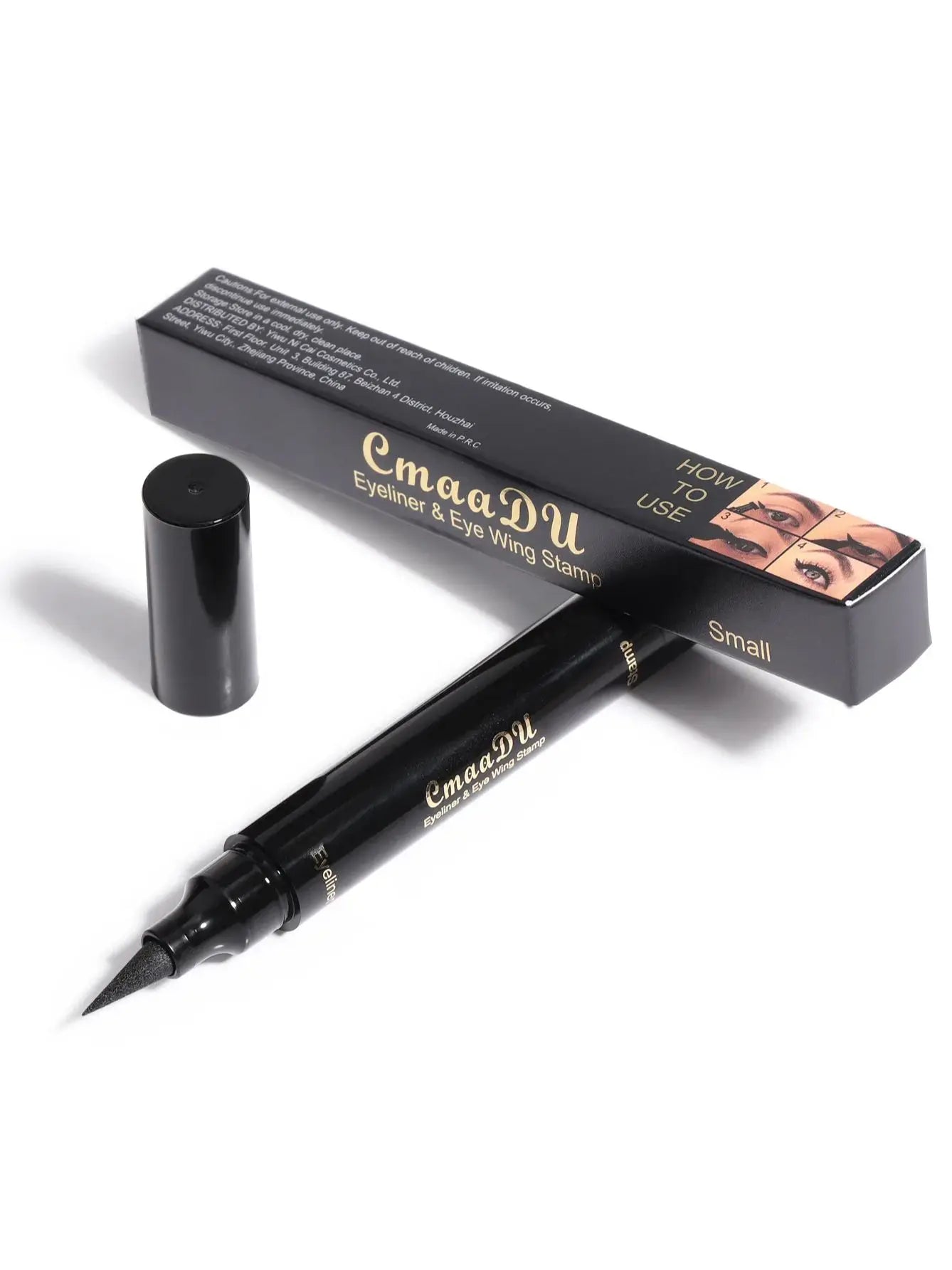 Black Wings Stamp Liquid Eyeliner – Waterproof Cat Eye Pen