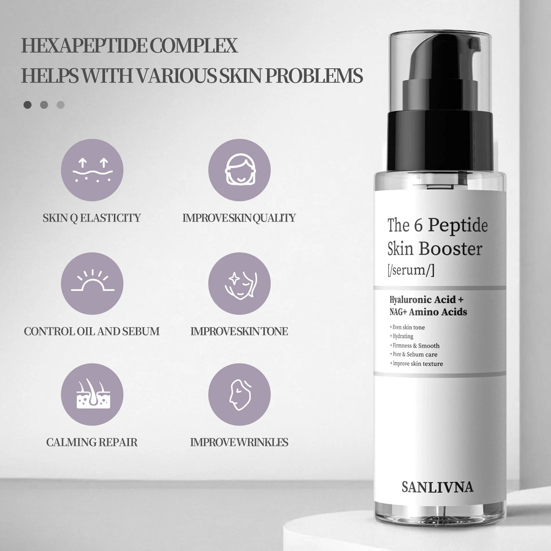 6-Peptide Collagen Facial Essence Set