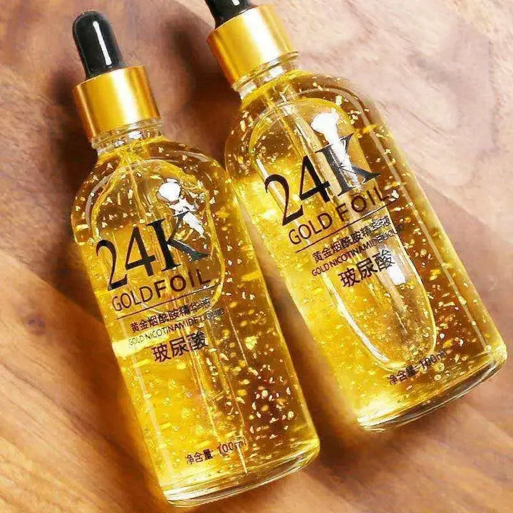 100ml 24K Gold Hyaluronic Acid Nicotinamide Face Serum