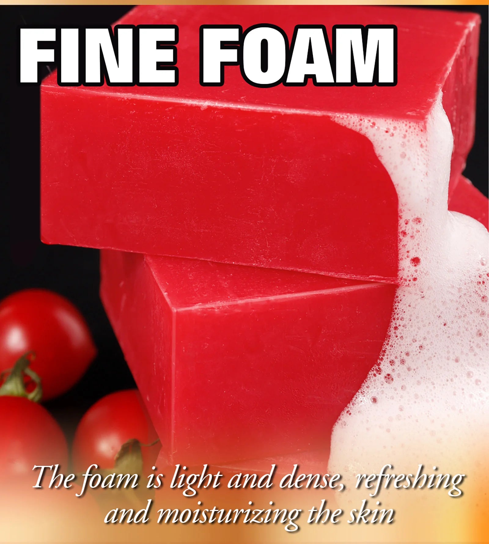 LKIAE Tomato Fruit Scented Natural Bar Soap – 200g