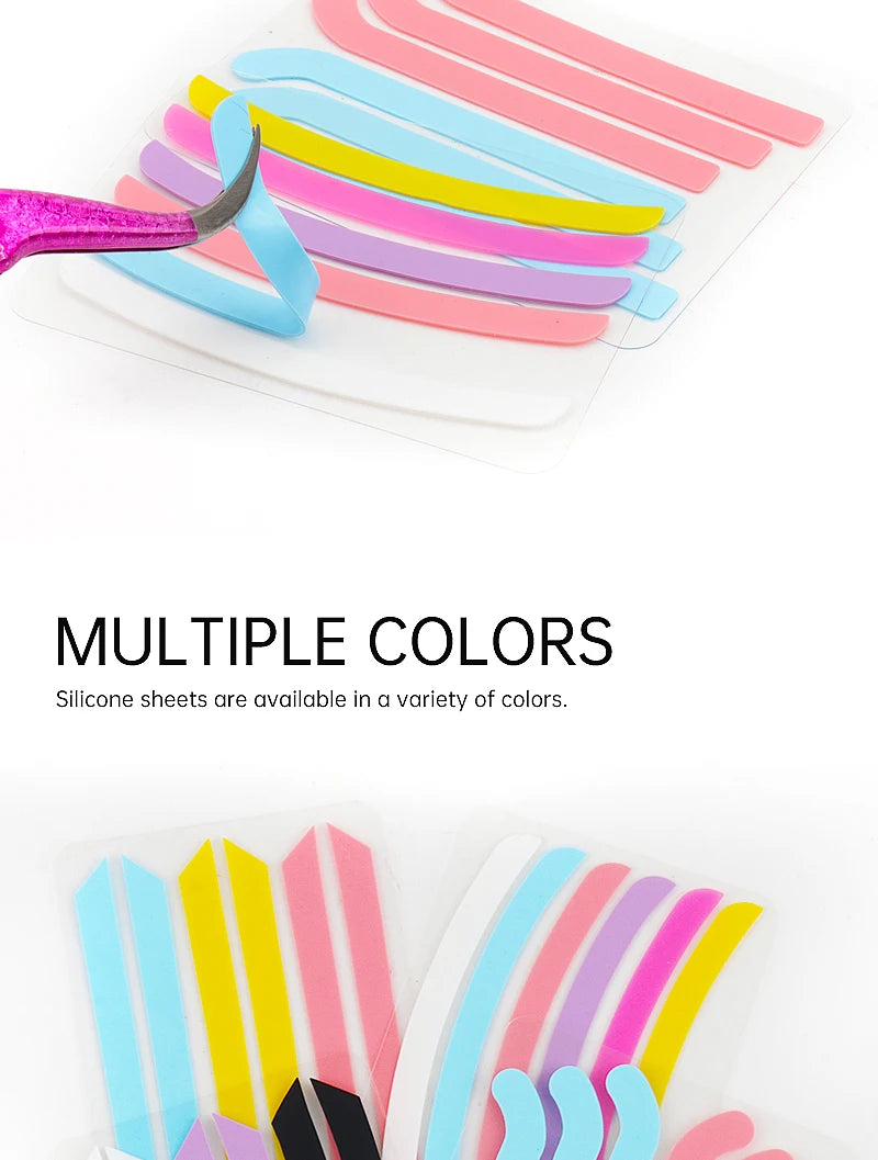 6 Pcs Silicone Eyelash Lift Pads