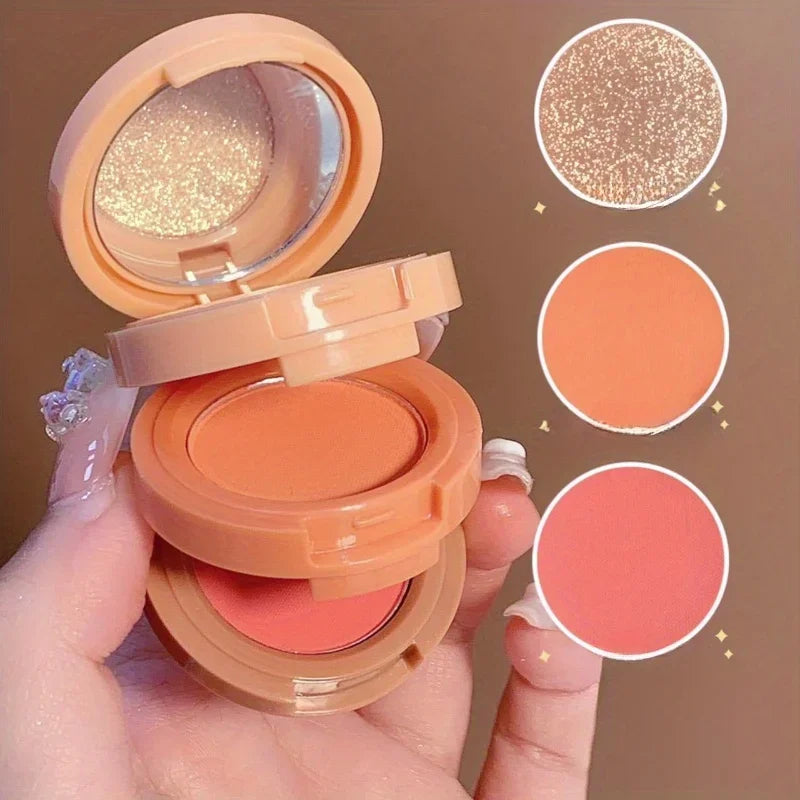 3-in-1 Blush & Highlighter Palette