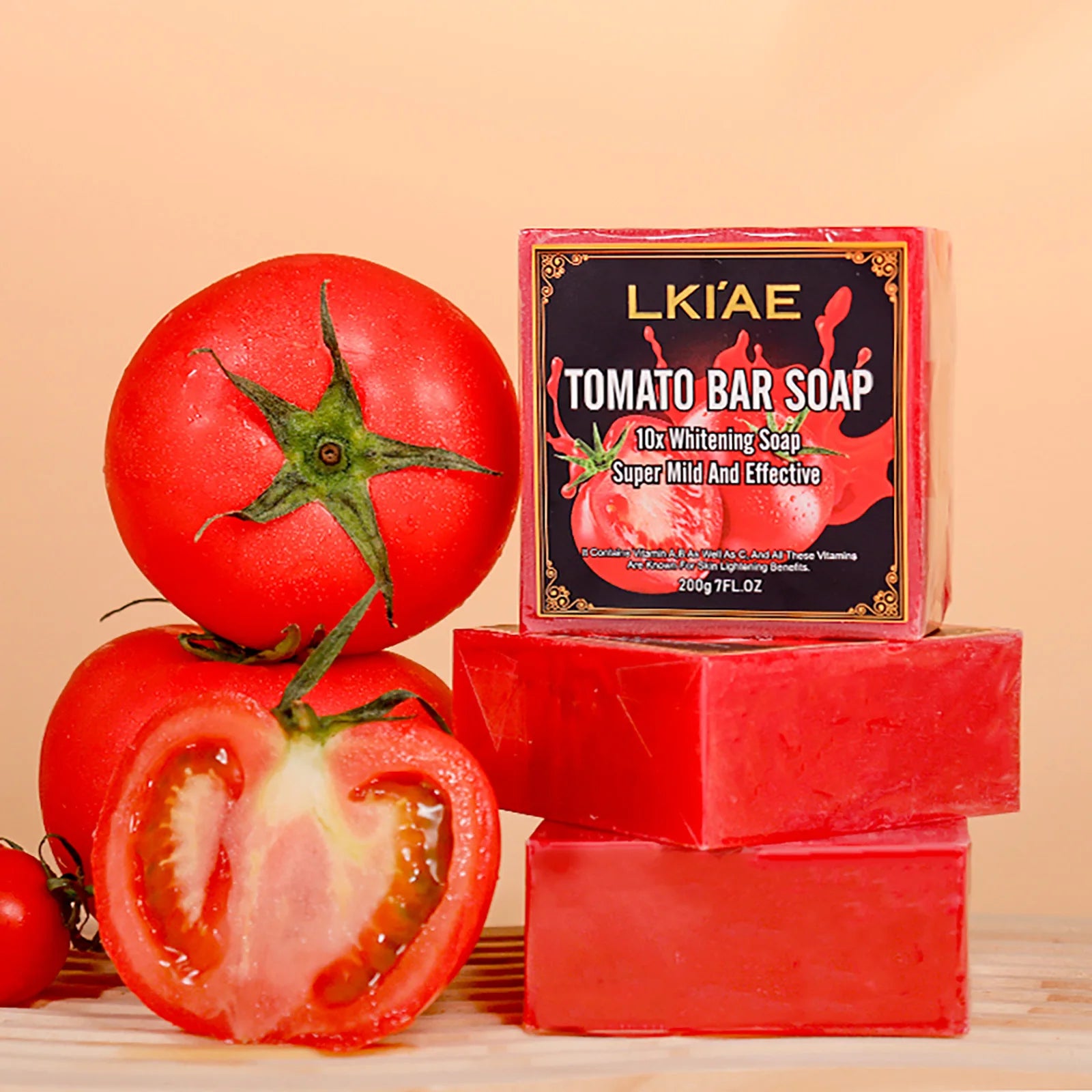 LKIAE Tomato Fruit Scented Natural Bar Soap – 200g