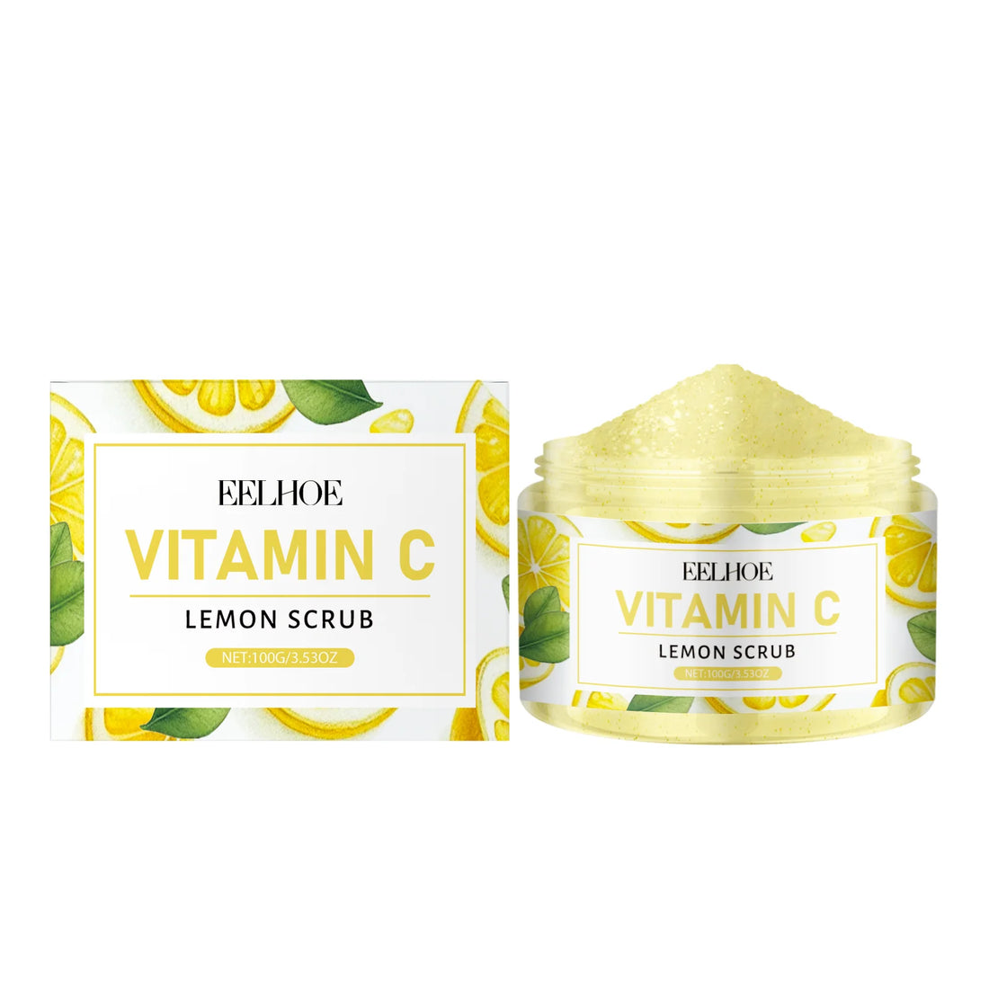Lemon Sugar Body Scrub – Exfoliating & Moisturizing