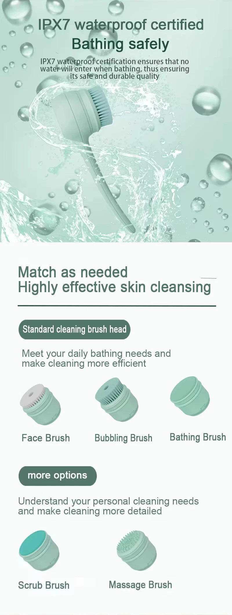 2025 Electric Body Scrub Brush