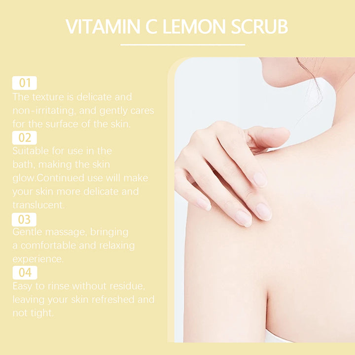 Lemon Sugar Body Scrub – Exfoliating & Moisturizing