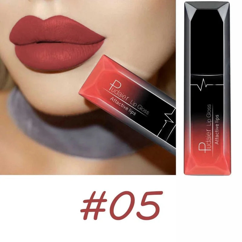 17-Color Matte Long-Lasting Liquid Lipstick Set