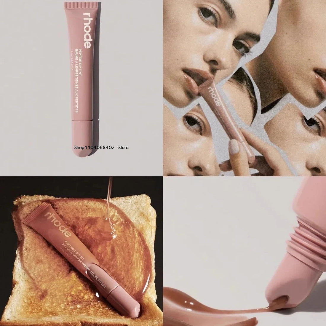 RHODE Toast Blush & Lip Gloss Set with iPhone Case