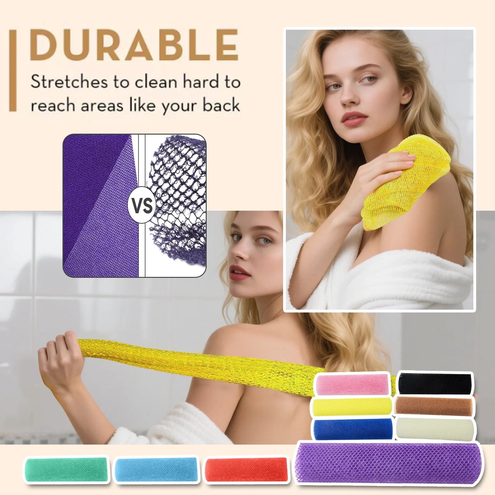 African Exfoliating Net Bath Sponge