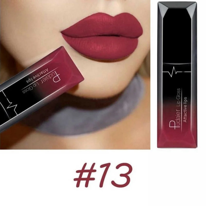 18-Color Matte Velvet Lipstick Set
