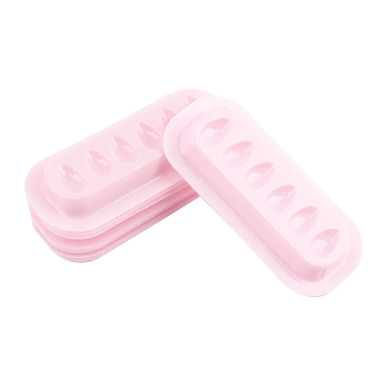100pcs Disposable Lash Glue Holder Stickers – PVC Adhesive Pallet Pads