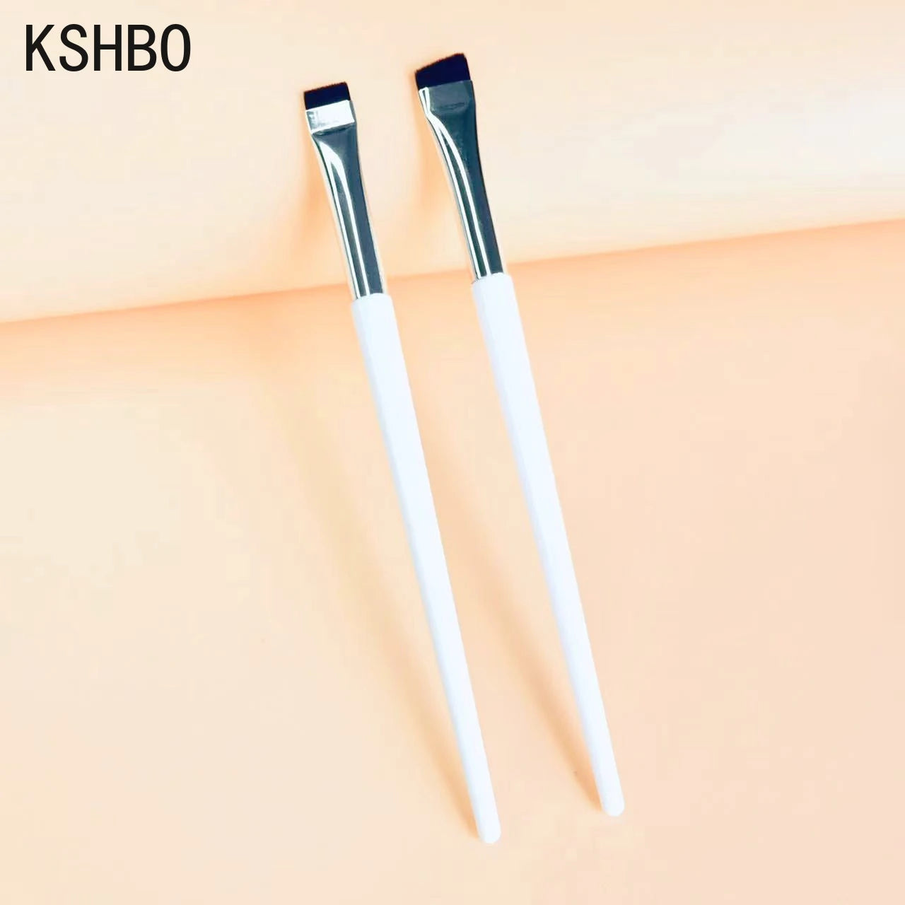 KSHBO 2pcs Brow & Eyeliner Brush Set