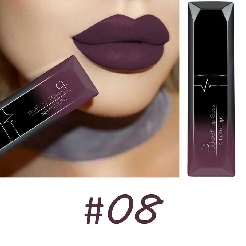 18-Color Matte Velvet Lipstick Set