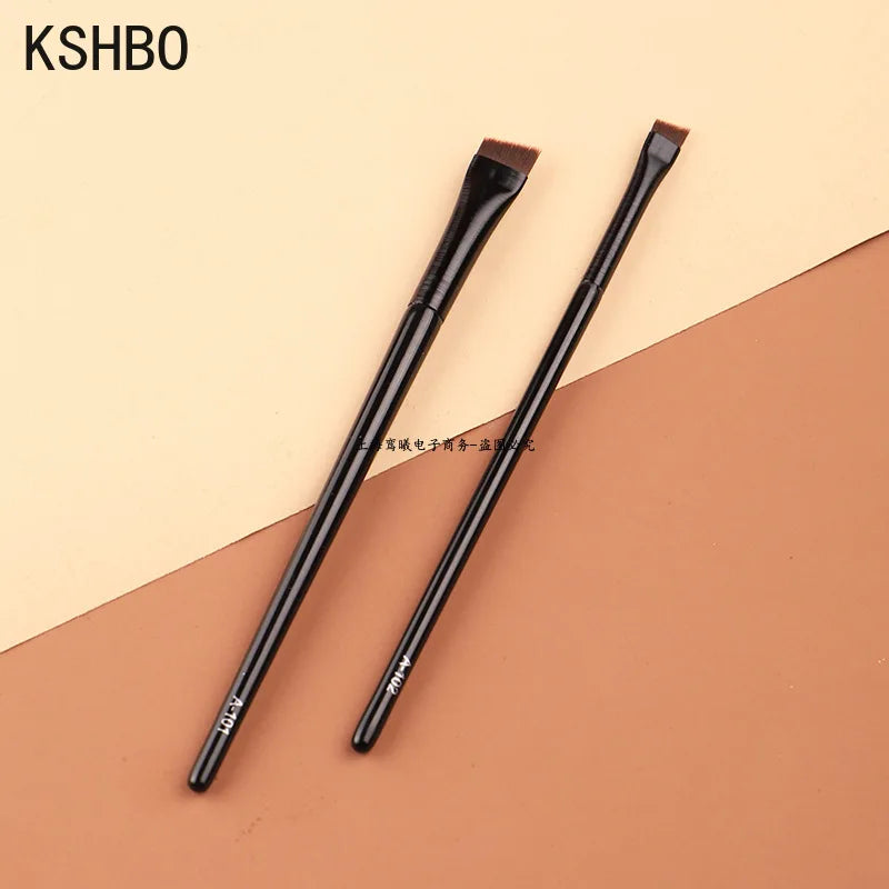 KSHBO 2pcs Brow & Eyeliner Brush Set