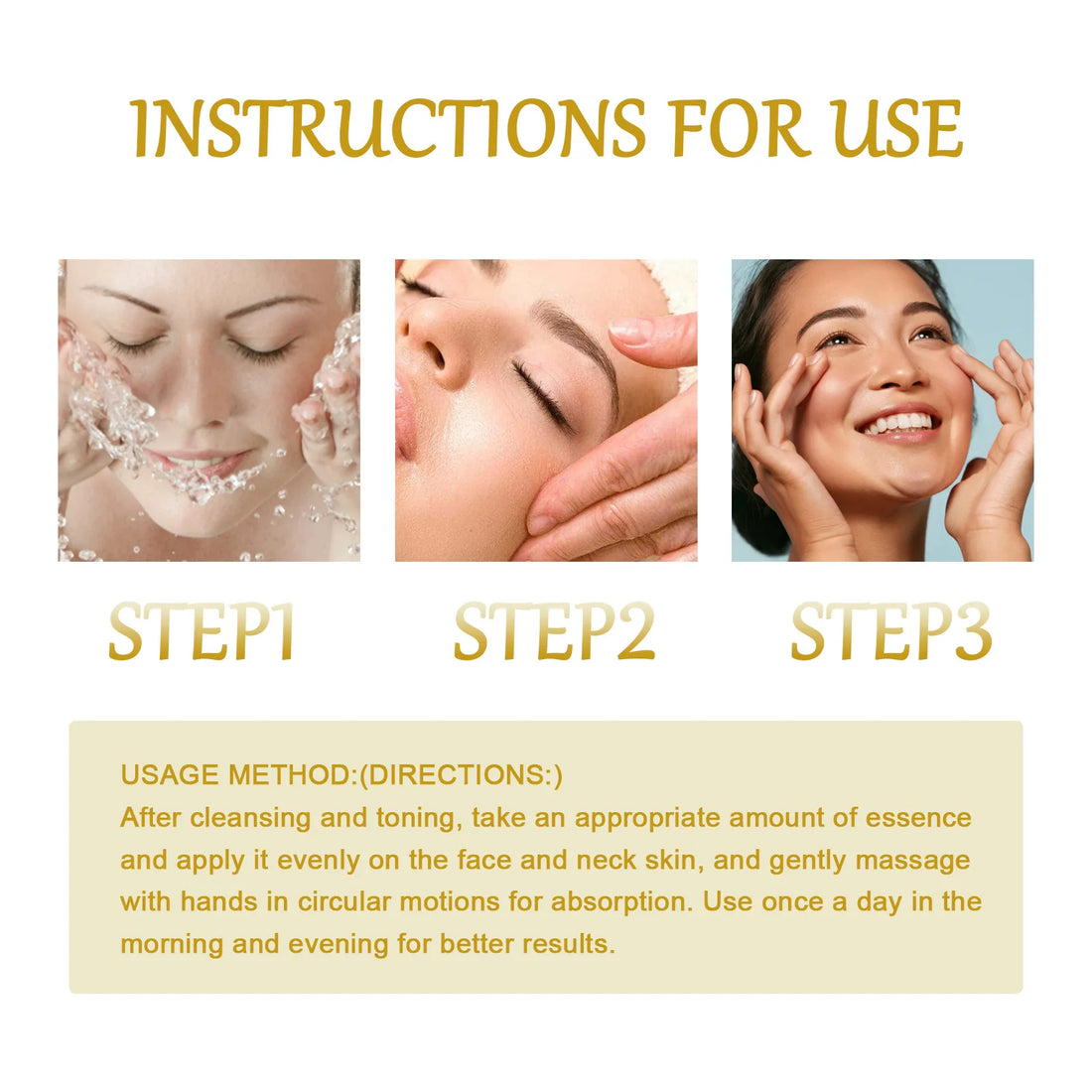 1/2/3pcs Bee Venom Facial Serum – Wrinkle Reduction & Skin Tightening