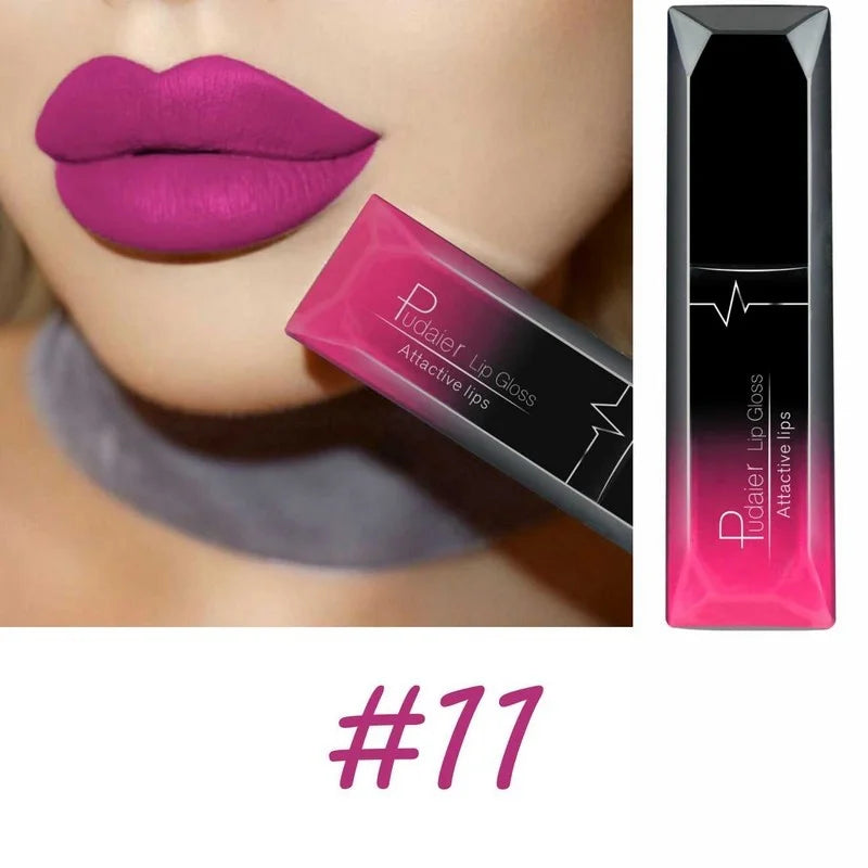 17-Color Matte Long-Lasting Liquid Lipstick Set