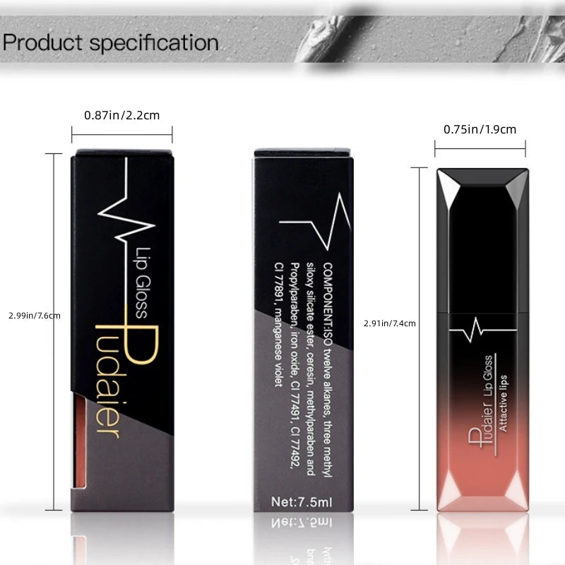 17-Color Matte Long-Lasting Liquid Lipstick Set