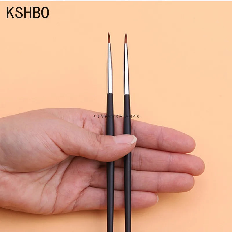 KSHBO 2pcs Brow & Eyeliner Brush Set