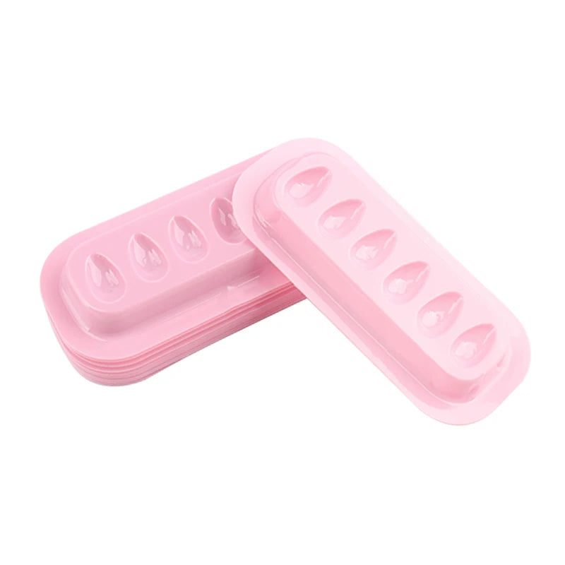 100pcs Disposable Lash Glue Holder Stickers – PVC Adhesive Pallet Pads