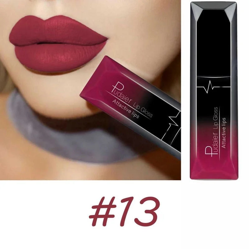 17-Color Matte Long-Lasting Liquid Lipstick Set