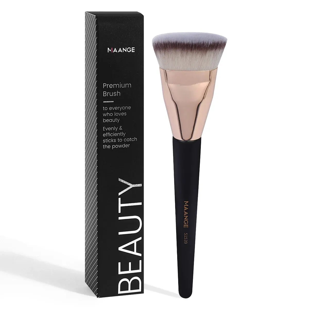 Flat Head Foundation Brush with Case