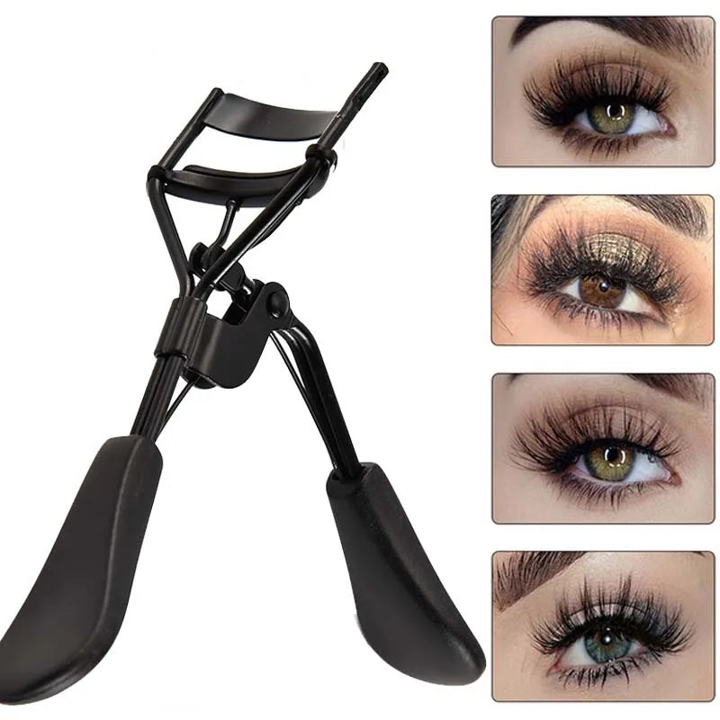 Eyelash Curler with Curved Handle