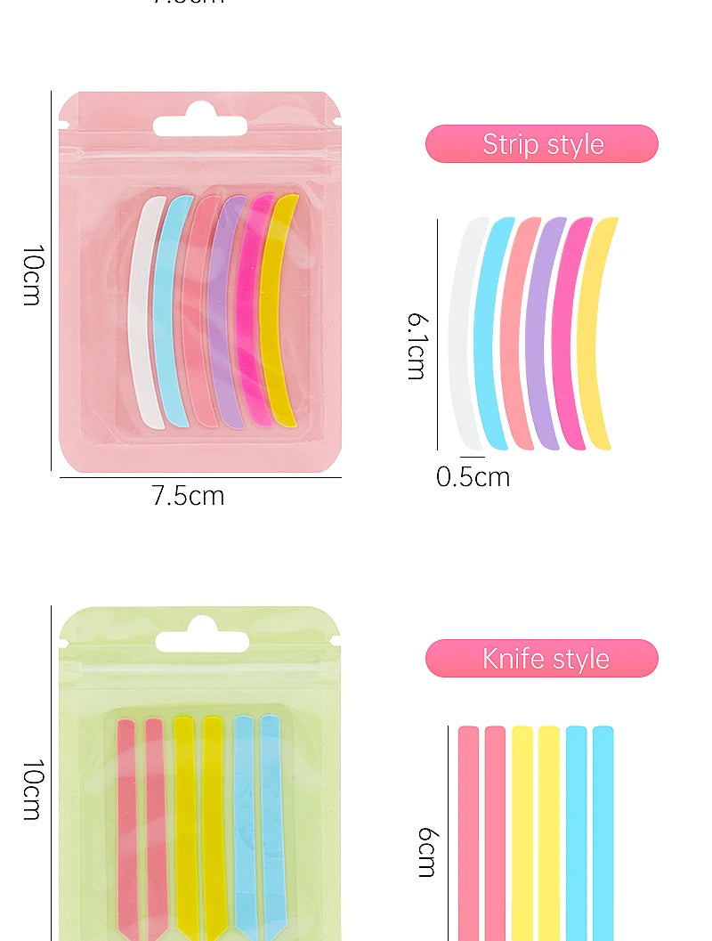 6 Pcs Silicone Eyelash Lift Pads