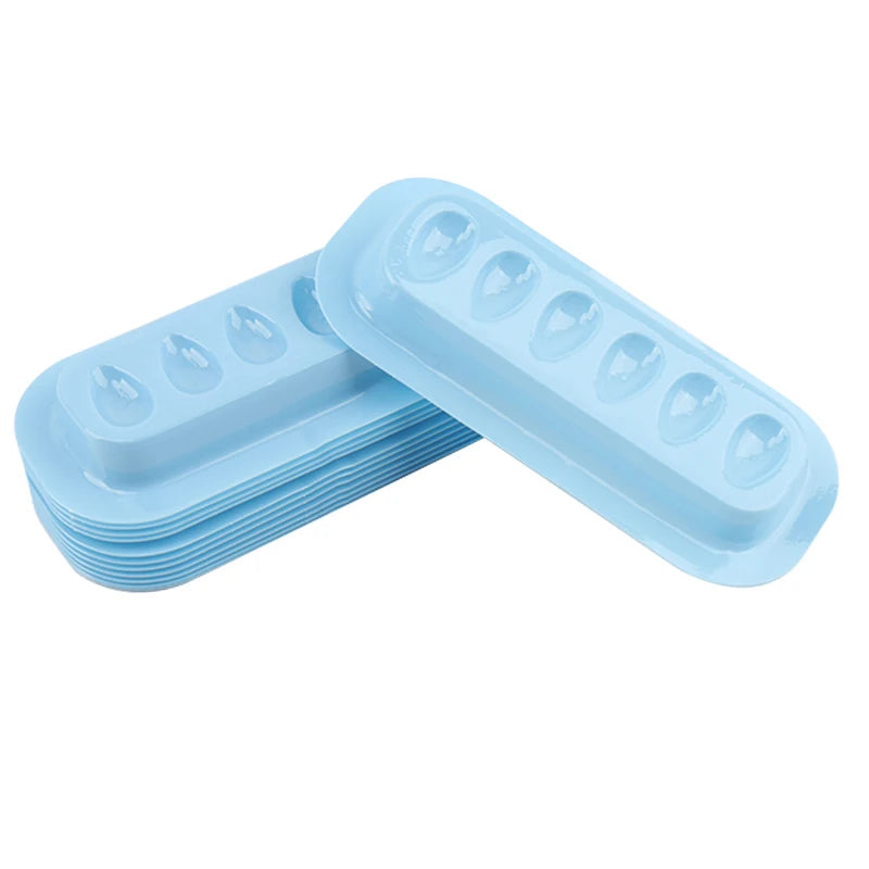 100pcs Disposable Lash Glue Holder Stickers – PVC Adhesive Pallet Pads