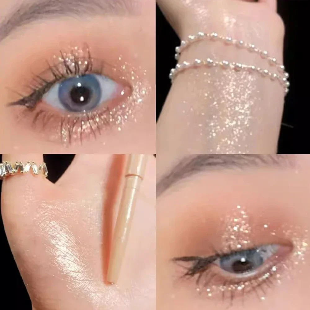 Shiny Silkworm Glitter Eyeliner Pencil