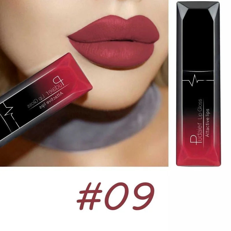 18-Color Matte Velvet Lipstick Set