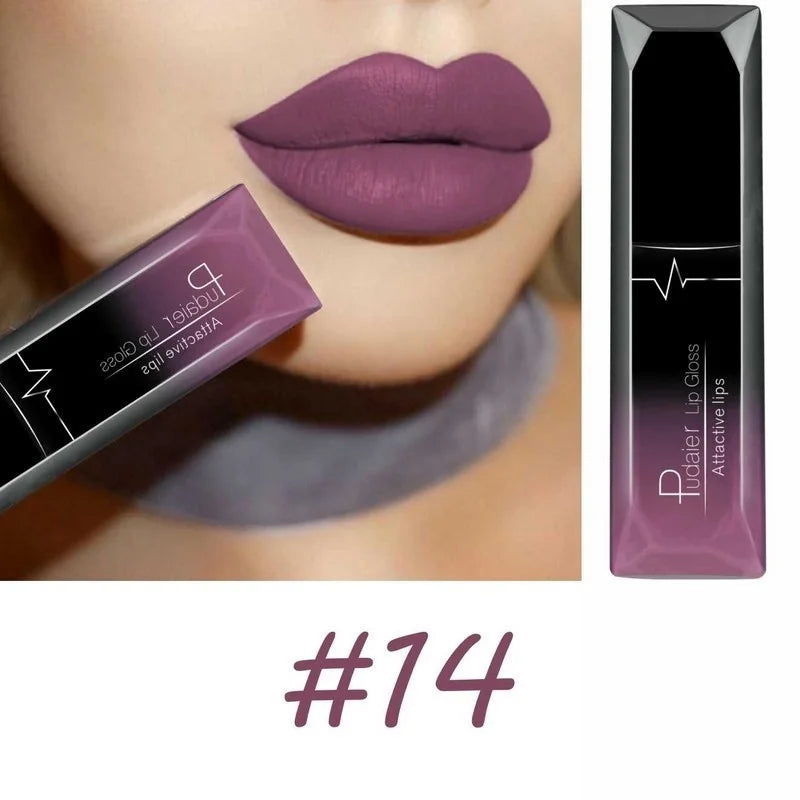 18-Color Matte Velvet Lipstick Set