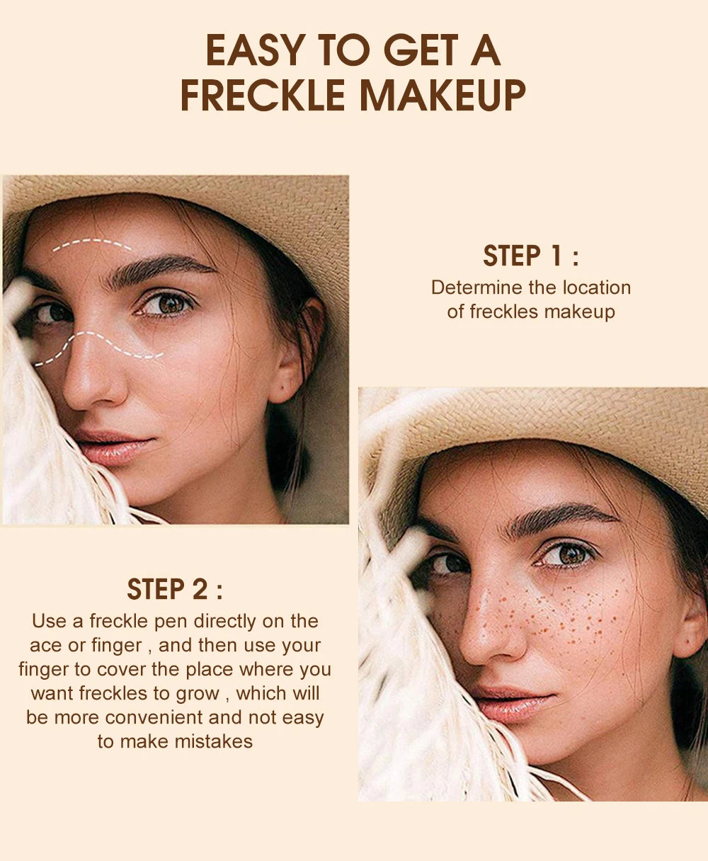 HANDAIYAN Natural Fake Freckle Pen Waterproof Makeup