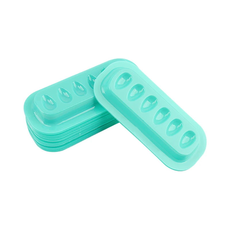 100pcs Disposable Lash Glue Holder Stickers – PVC Adhesive Pallet Pads