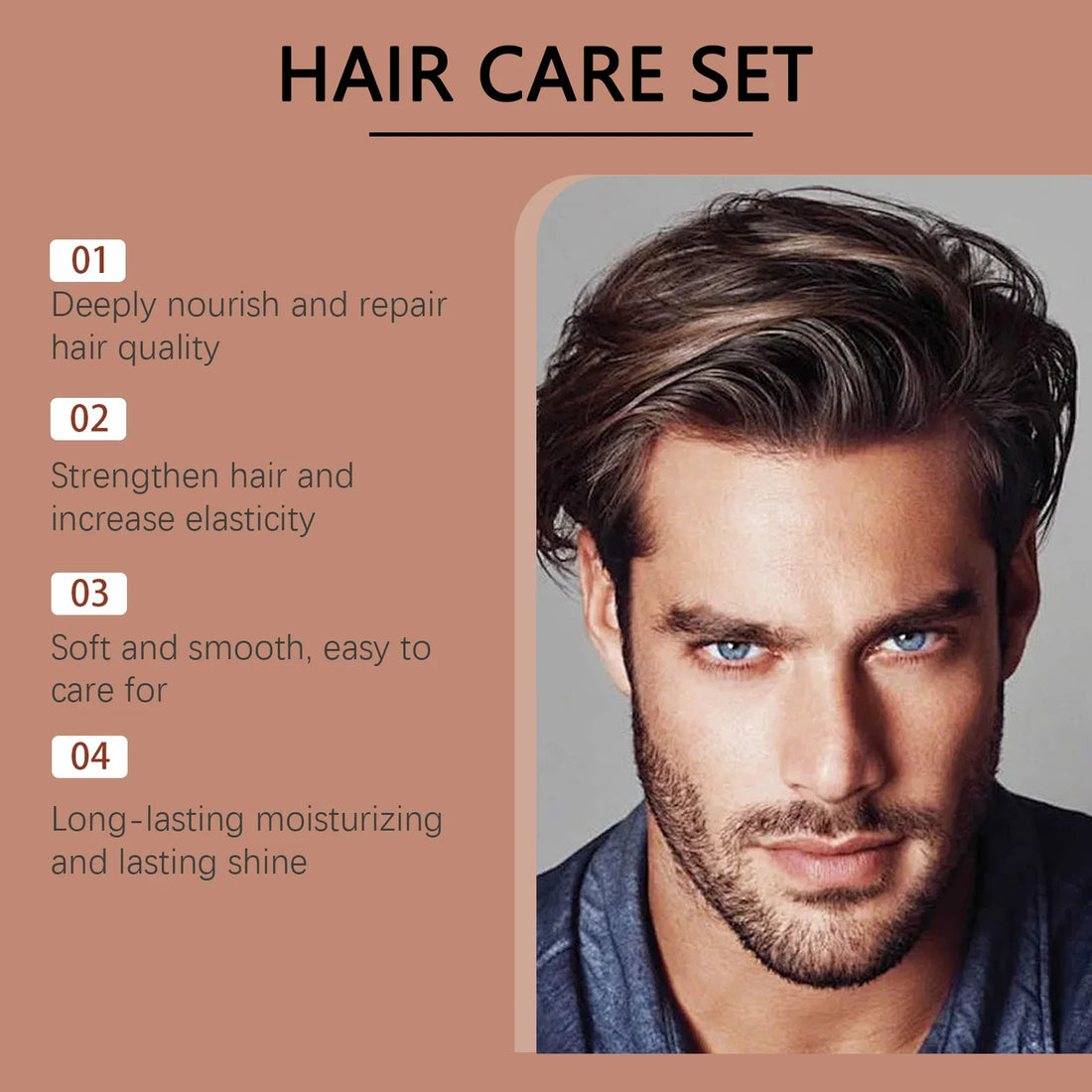 East Moon Men’s Coffee & Whiskey Shampoo & Conditioner Set