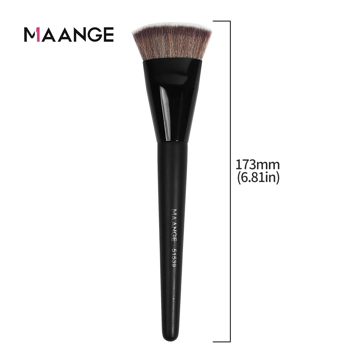 Flat Head Foundation Brush with Case
