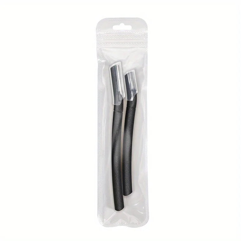 Stainless Steel Eyebrow Trimmer with Comb