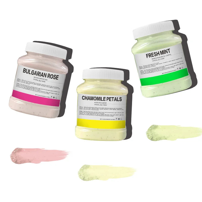 350g 24K Gold Rose Petal Jelly Mask Powder