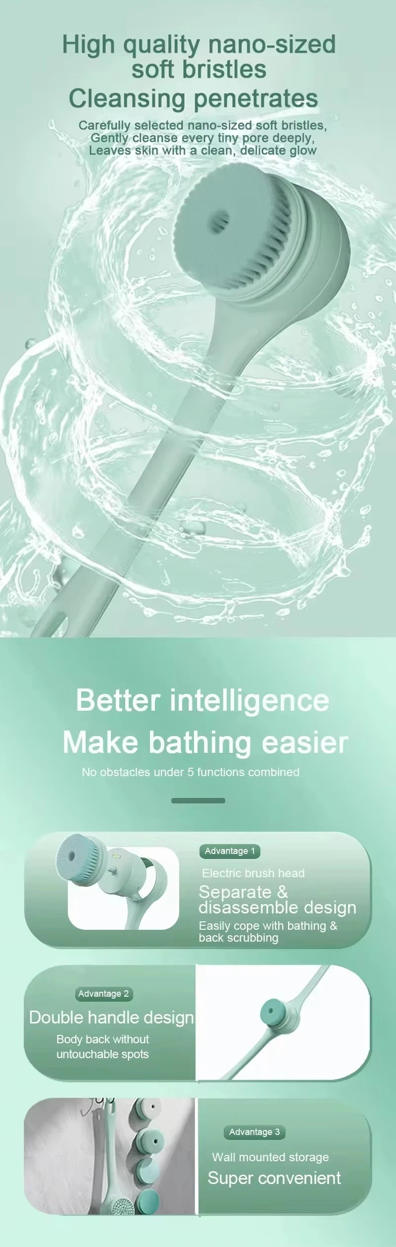 2025 Electric Body Scrub Brush